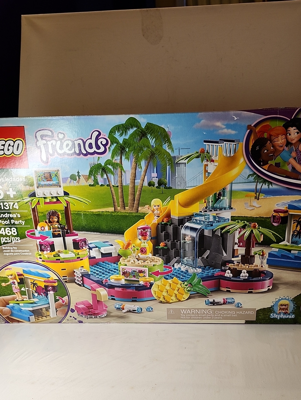 New LEGO 41374 Friends Yellow and Pink Pool Playse Sealed-originl